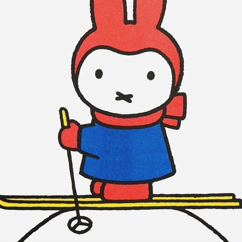 SKI | Miffy A3 RISO poster | ZERO PER ZERO_JP