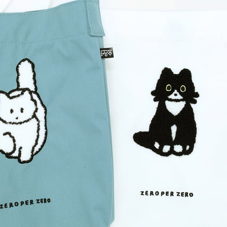 TUXEDO CAT white | Walk Walk Crossbag