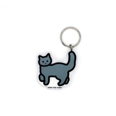 CAT 8 [S] | Stand Up Keyring