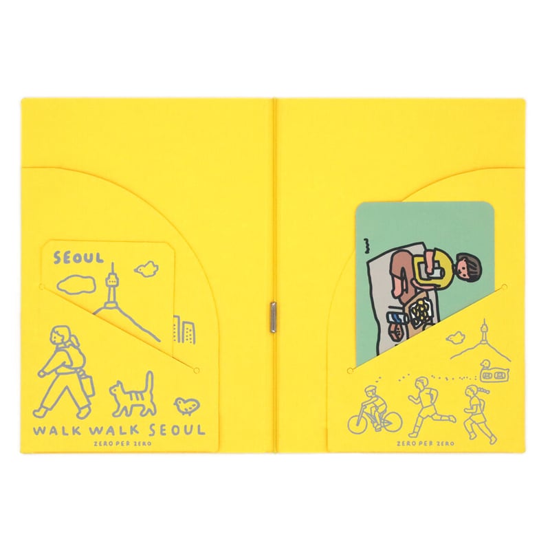 SEOUL yellow | Passport cover 2 | ZERO PER ZERO_JP