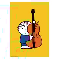 DOUBLE BASS | Miffy A2 poster