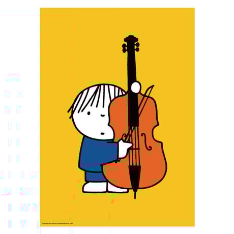 DOUBLE BASS | Miffy A2 poster