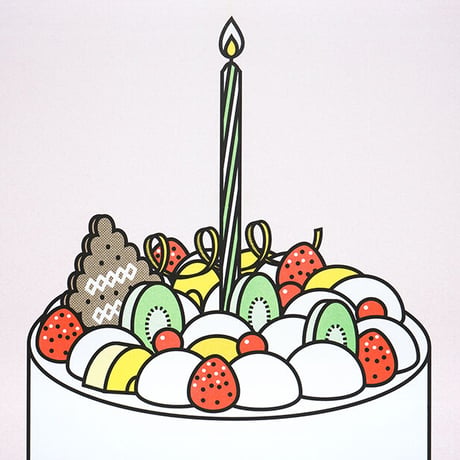 CREAM CAKE2 | A3 RISO poster