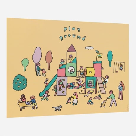PLAYGROUND | A3 poster（受注生産商品）