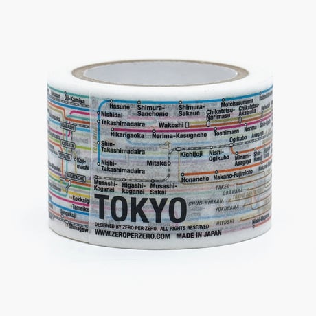 TOKYO SUBWAY MAP | Masking tape
