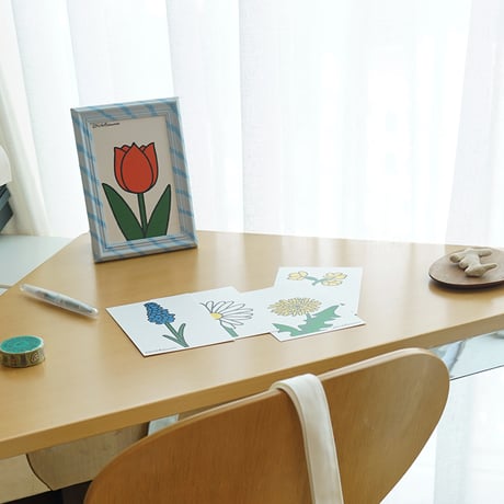 MIFFY FLOWER | Miffy Postcard set (SILKSCREEN PRINT)