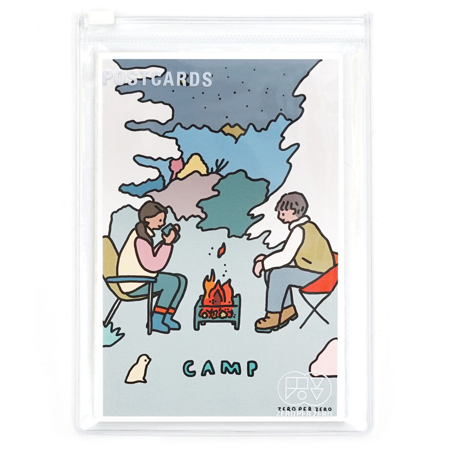 ポストカード CAMPING | Postcard set | ZERO PER ZERO_JP