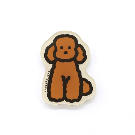 BROWN POODLE 2 | Magnet