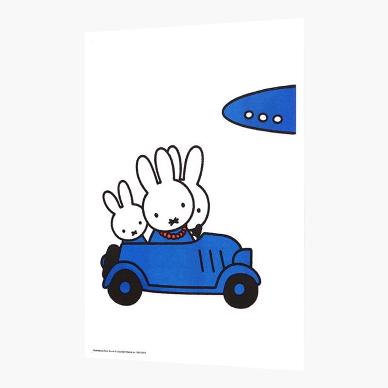 FAMILY TRAVELLING | Miffy A3 RISO poster | ZERO
