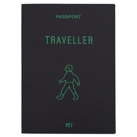 WALKWALK BOY black | Passport cover