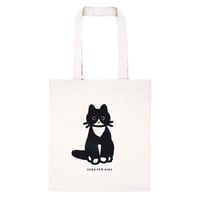 CAT tuxedo white | Eco bag