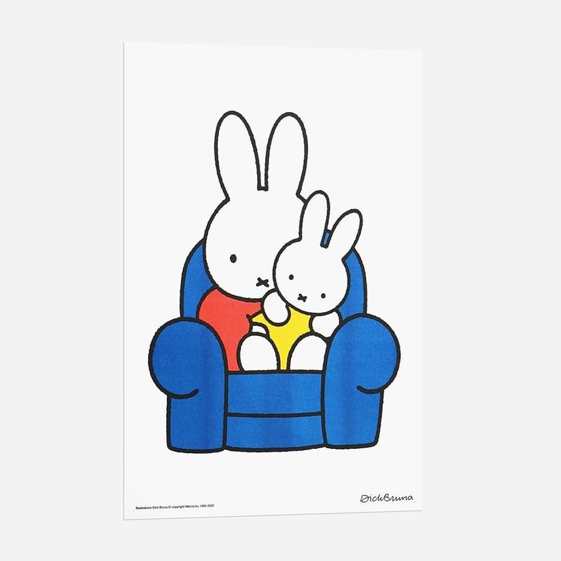 MIFFY & BABY | Miffy A3 RISO poster | ZERO PER