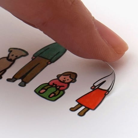 DIARY STICKER-PEOPLE | Sticker