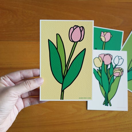TULIP | Silkscreen postcard set