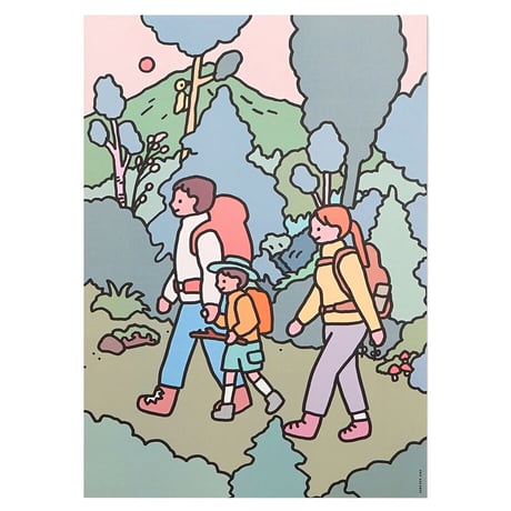 FAMILY TREKKING | A3 poster（受注生産商品）