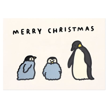 PENGUIN | Christmas pressed card