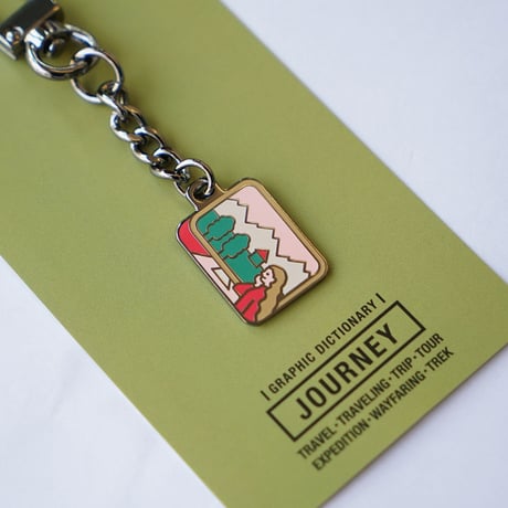 TRAIN TRIP | Metal Keyring