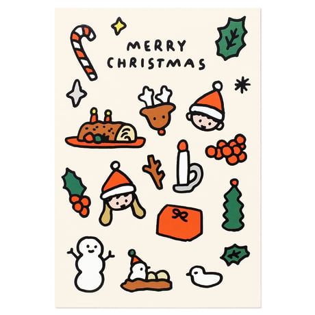 PATTERN | Christmas pressed card