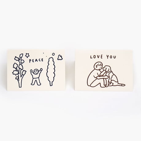 PEACE | Pressed card