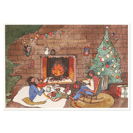 FIRE PLACE | Christmas card