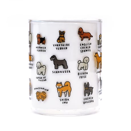 DOG DICTIONARY L | Glass Cup