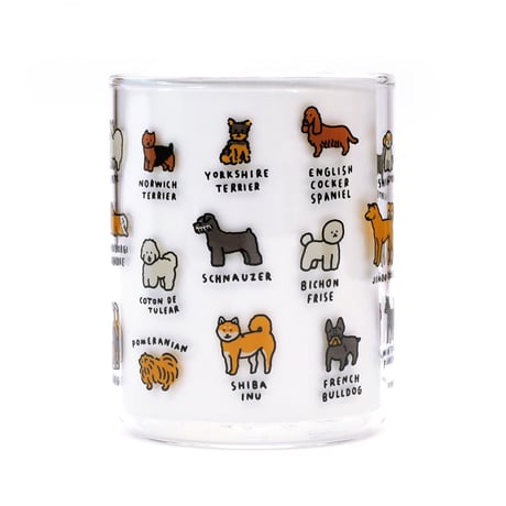DOG DICTIONARY L | Glass cup