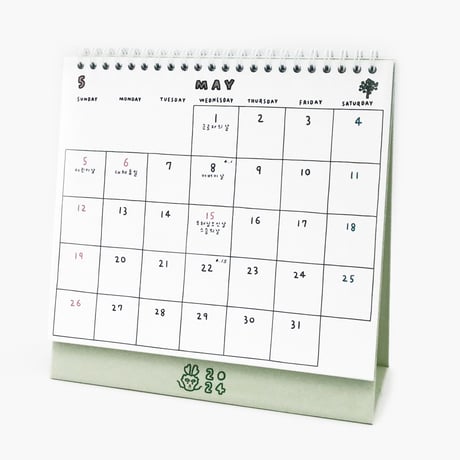 2024 DESK CALENDAR (International) | Calendar