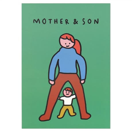 PEEKABOO THROUGH THE LEGS | A3 poster（受注生産商品）