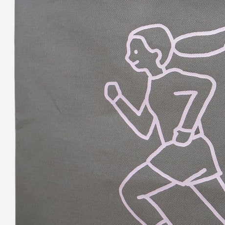 RUNNING GIRL gray | Eco bag