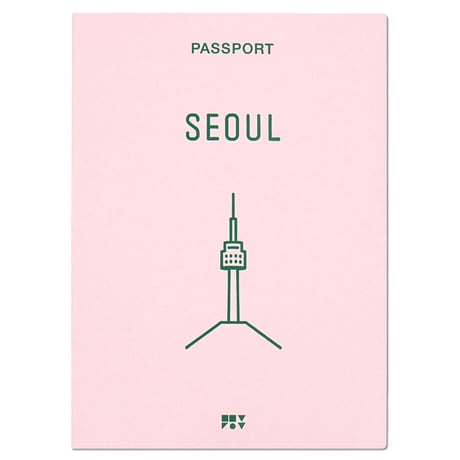 SEOUL pink | Passport cover