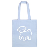 DOG lt. blue | Eco bag