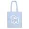 DOG lt. blue | Eco bag