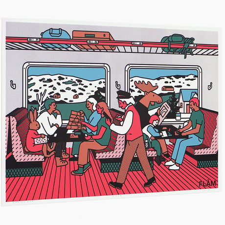 FLÅM 3 | Silkscreen poster（受注生産商品）