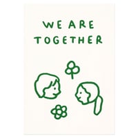 WE ARE TOGETHER | Pressed card