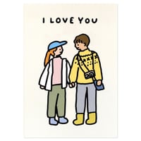 COUPLE 4 (LOVE) | Pressed card