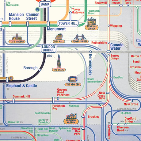 LONDON (navy) | City map