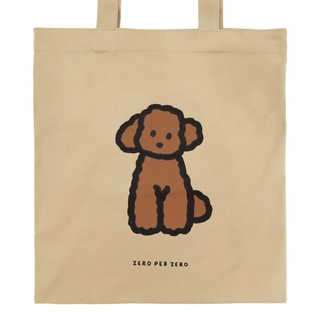 POODLE 2 beige | Eco bag