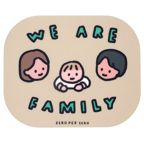 WE ARE FAMILY | Mouse pad (DIE-CUT)