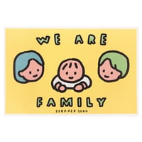 WE ARE FAMILY | Postcard
