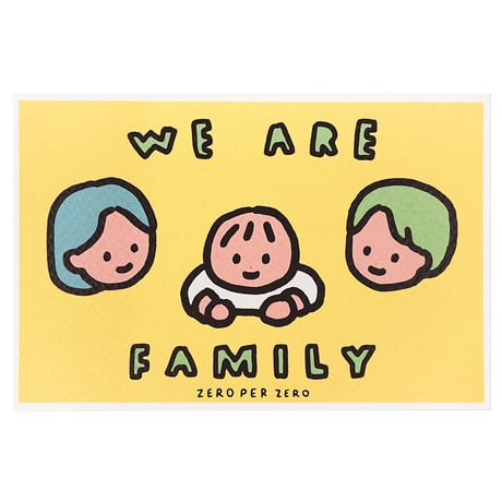 WE ARE FAMILY | Postcard