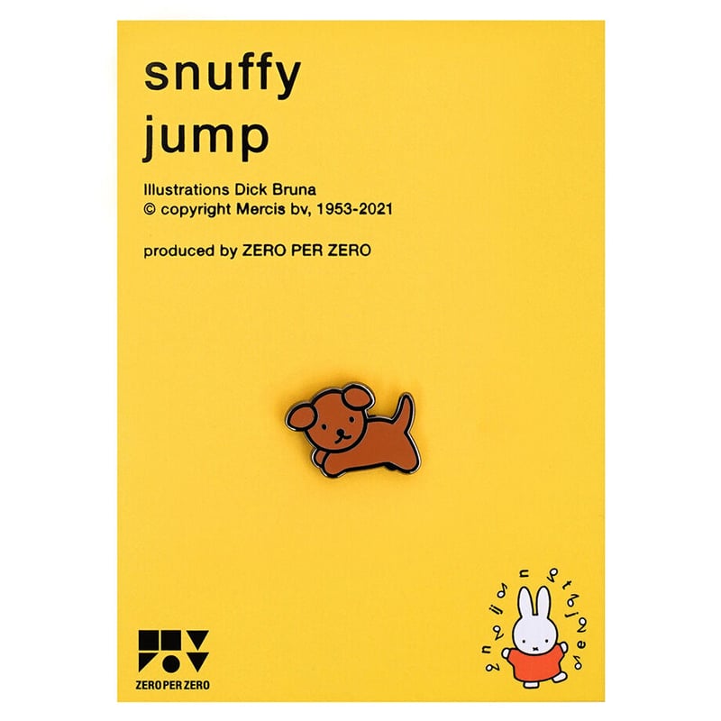 SNUFFY JUMP | Miffy Pin | ZERO PER ZERO_JP