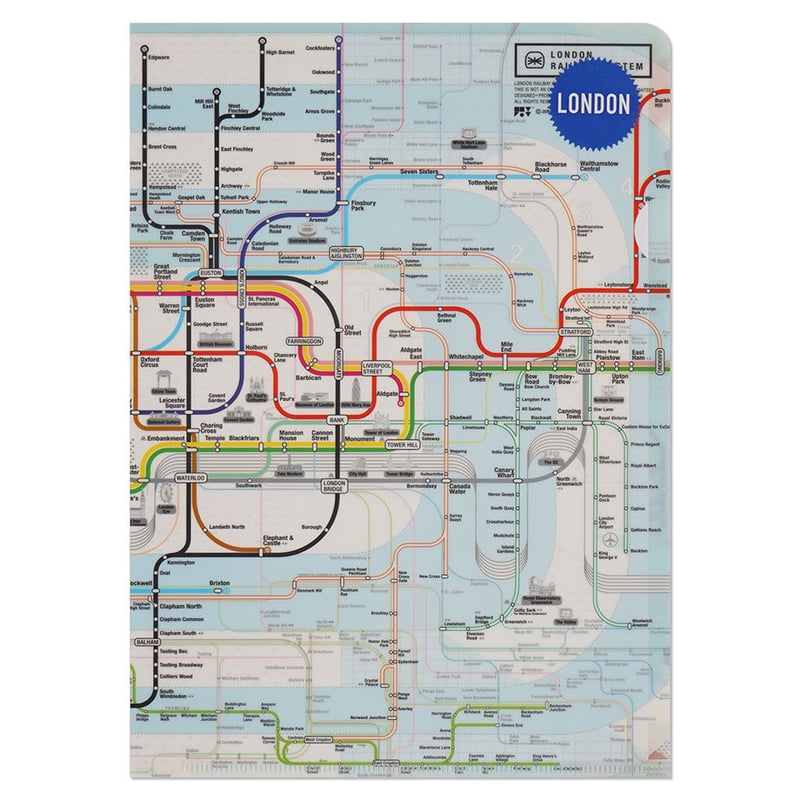 LONDON | A4 folder | ZERO PER ZERO_JP