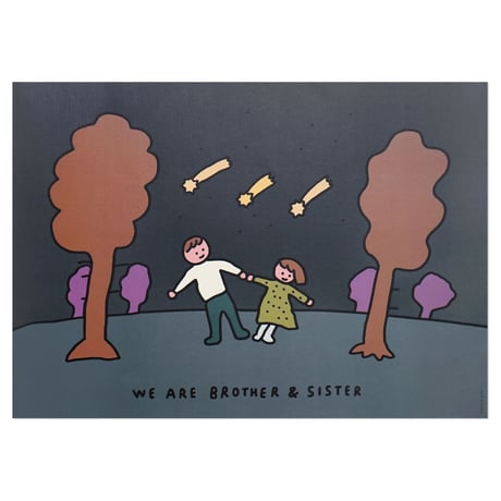 BROTHER & SISTER | A3 poster（受注生産商品）