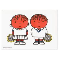 TENNIS | Miffy A3 RISO poster
