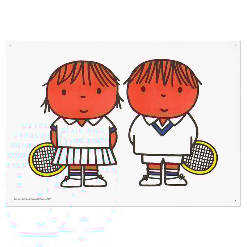 TENNIS | Miffy A3 RISO poster | ZERO PER ZERO_JP