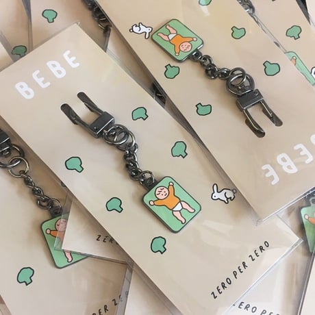 BEBE | Metal Keyring