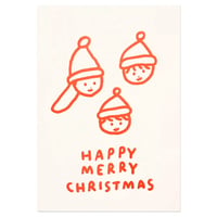 FAMILY | Christmas pressed card