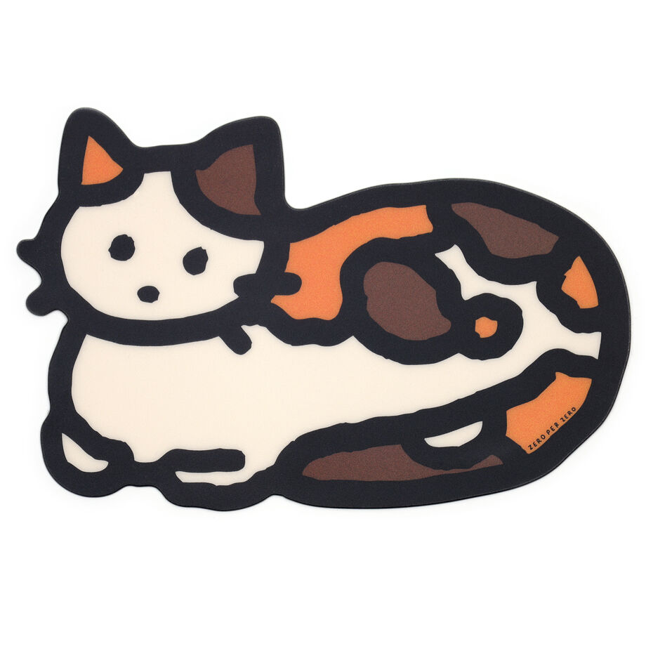 Zero☆Cat専用ページA CAT 1 (TRICOLOR) | Mouse pad (DIE-CUT) | ZERO P
