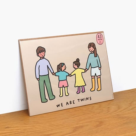 TWINS FAMILY (SISTERS) | A3 poster（受注生産商品）