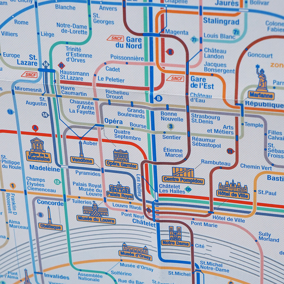 布地　パリ セーヌ川周辺 地図 布地 パリ セーヌ川周辺 地図
